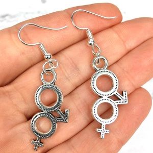 3 for $15 Women’s & Mens Symbol Dangle Earrings